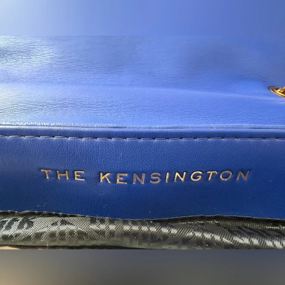 Kurt Geiger The Kensington Blue Quilted Soft Leather XXL Bag
